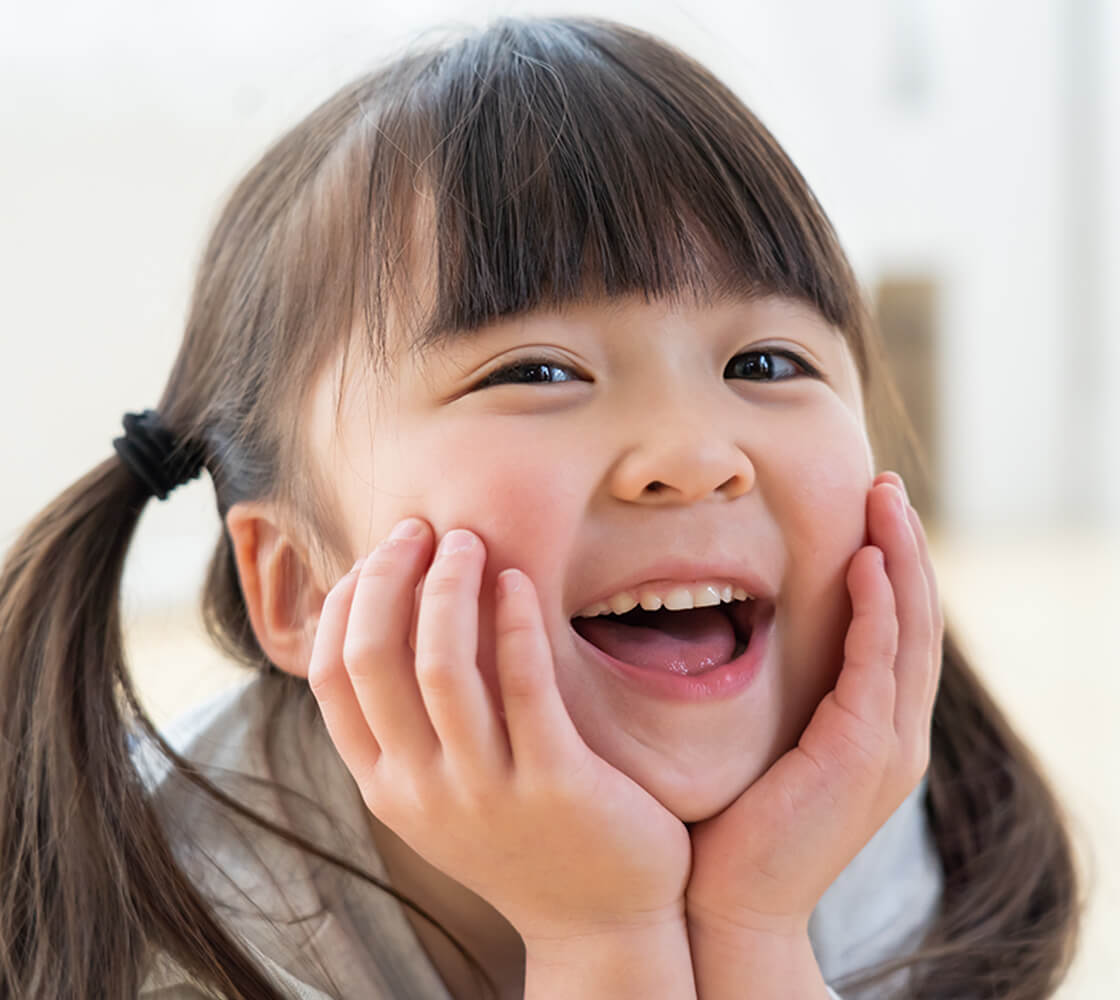 笑顔の女の子